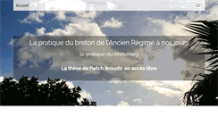 Desktop Screenshot of langue-bretonne.com