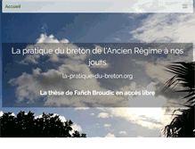 Tablet Screenshot of langue-bretonne.com